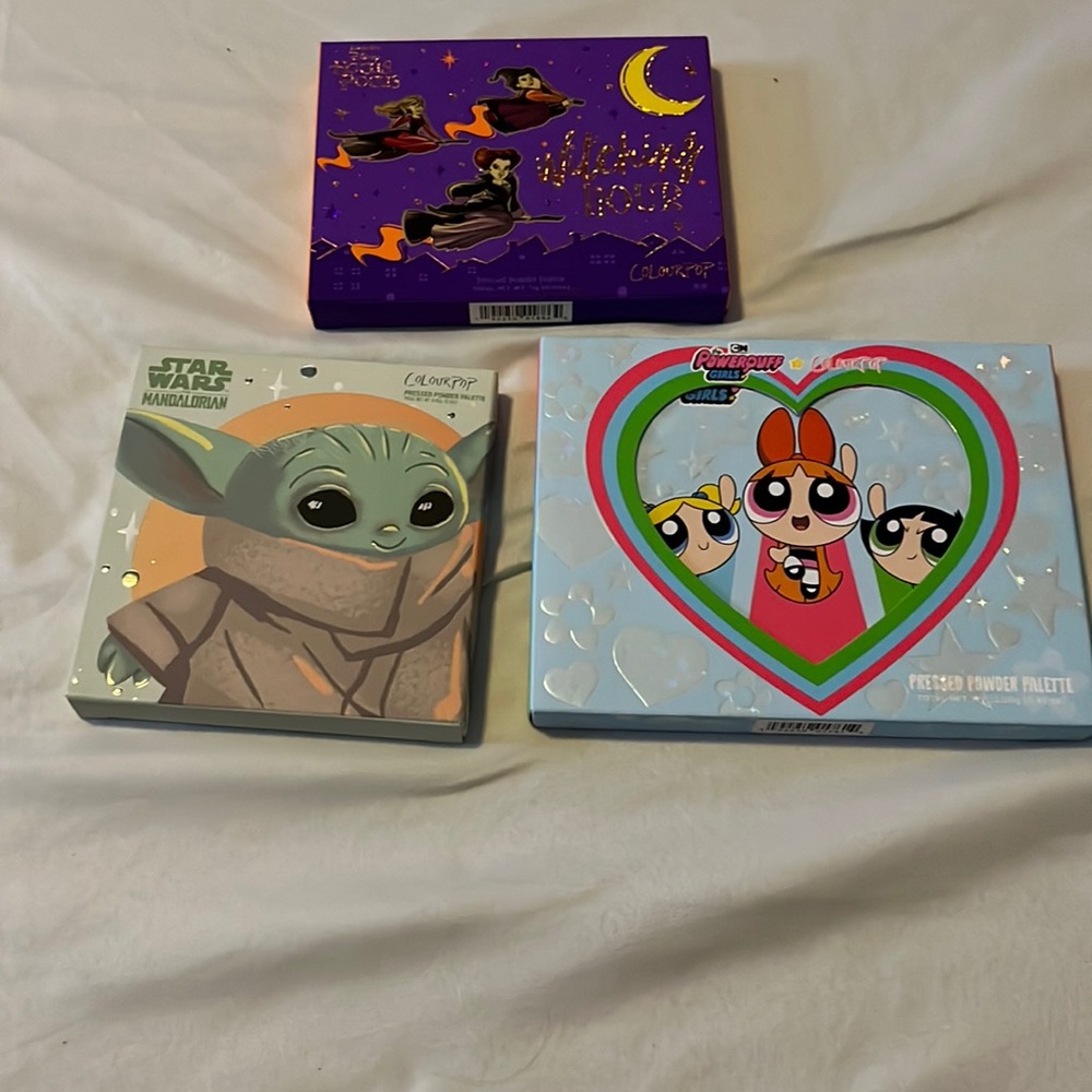 ColourPop eyeshadow palettes